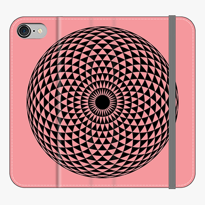 Folio iPhone 8  Folio Wallet - Creative Mandala Design
