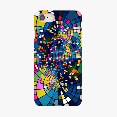 Tough iPhone 8  Phone Case - Colorful Geometric