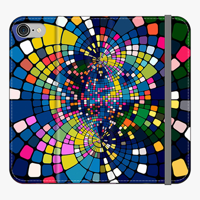 Folio iPhone 8  Folio Wallet - Colorful Geometric Art