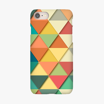 Snap iPhone 8  Phone Case - Colorful Triangles