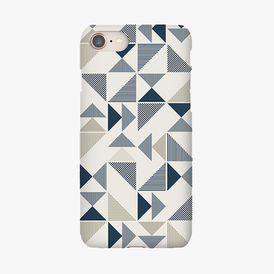 Tough iPhone 8  Phone Case - Triangle Pattern