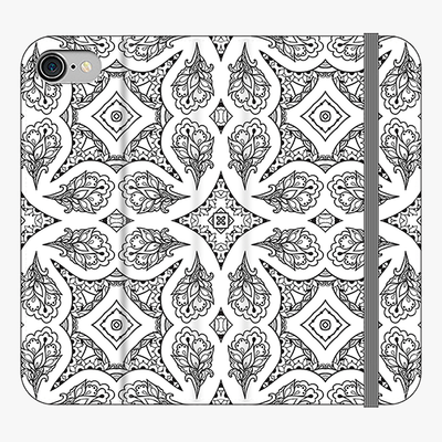 Folio iPhone 8  Phone Folio - Unique Geometric Pattern