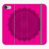 Folio iPhone 8  Phone Folio - Mandala With Pink Background