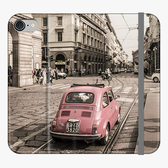 Folio iPhone 8  Folio Wallet - View Of The Car And City