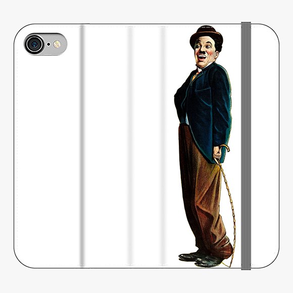 Folio iPhone 8  Folio Wallet - Great Comedian Charlie Chaplin