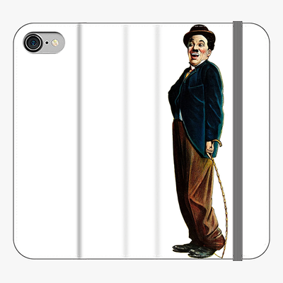 Folio iPhone 8  Folio Wallet - Great Comedian Charlie Chaplin