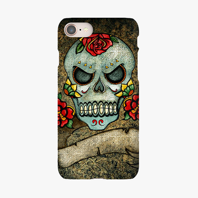 Snap iPhone 8  Phone Case - Unique Skull