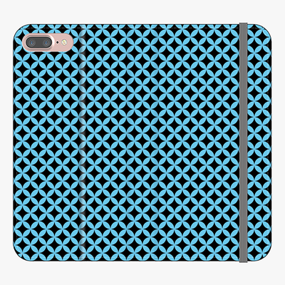Folio iPhone 8 Plus  Folio Wallet - Beautiful Star Pattern