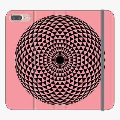Folio iPhone 8 Plus  Folio Wallet - Creative Mandala Design