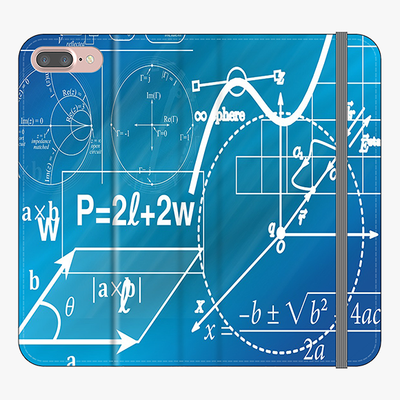 Folio iPhone 8 Plus  Folio Wallet - Algebraic Art