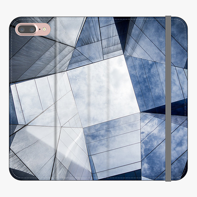 Folio iPhone 8 Plus  Folio Wallet - Asymmetrical Geometric Pattern