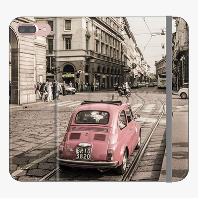 Folio iPhone 8 Plus  Folio Wallet - View Of The Car And City