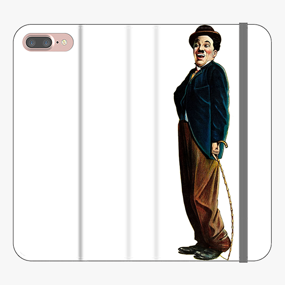 Folio iPhone 8 Plus  Folio Wallet - Great Comedian Charlie Chaplin