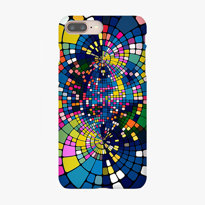 Tough iPhone 8 Plus  Phone Case - Colorful Geometric