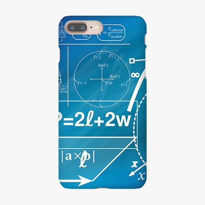 Snap iPhone 8 Plus  Phone Case - Geometirc diagrams