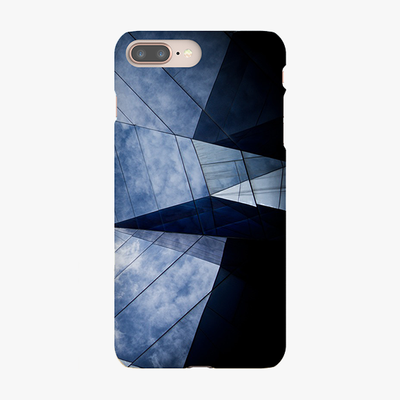 Tough iPhone 8 Plus  Phone Case - Black&White Shapes