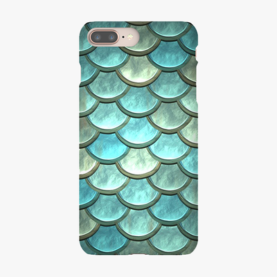 Tough iPhone 8 Plus  Phone Case - Dragon Scales Texture