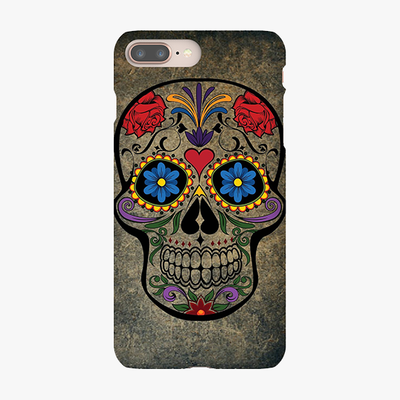 Tough iPhone 8 Plus  Phone Case - Skull  With Artwork