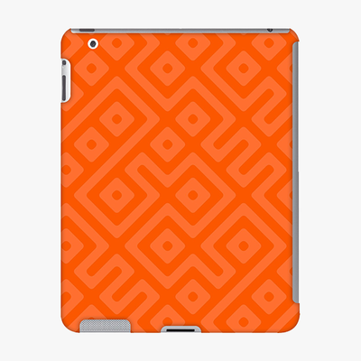 Snap iPad 2/3/Retina  Phone Case - Orange Abstract