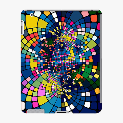 Snap iPad 2/3/Retina  Phone Case - Circular Geometric Pattern