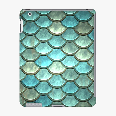 Snap iPad 2/3/Retina  Phone Case - Blue Colored scales pattern