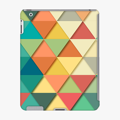 Snap iPad 2/3/Retina  Phone Case - Colorful Triangles