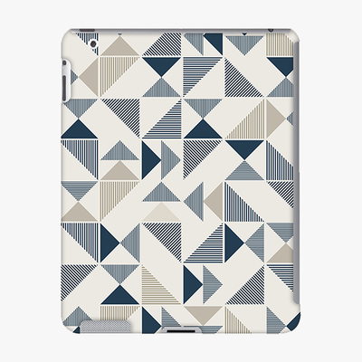 Snap iPad 2/3/Retina  Phone Case - Modern Triangle Pattern