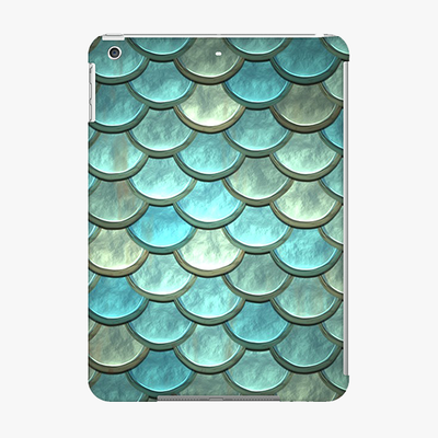 Snap  iPad Air  Phone Case - Blue Colored scales pattern