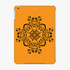 Snap  iPad Air  Phone Case - Flower Design With Orange Background