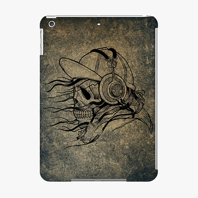 Snap  iPad Air  Phone Case - Skull With Headphone