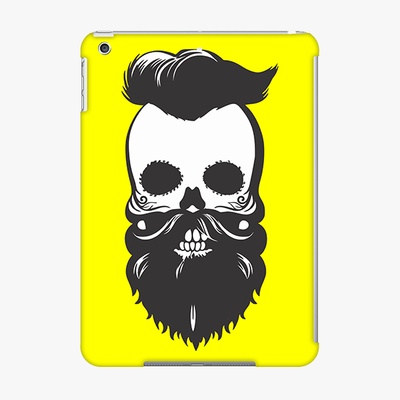 Snap  iPad Air  Phone Case - Skull With Beard And Mustache
