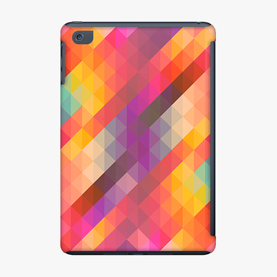 Snap iPad Mini  Phone Case - Rainbow Colored Pattern
