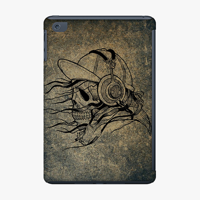 Snap iPad Mini  Phone Case - Skull With Headphone