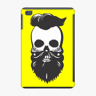 Snap iPad Mini  Phone Case - Skull With Beard And Mustache