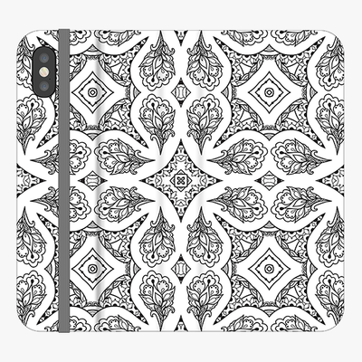Folio iPhone X  Phone Folio - Unique Geometric Pattern