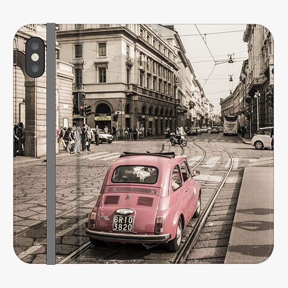 Folio iPhone X  Folio Wallet - View Of The Car And City