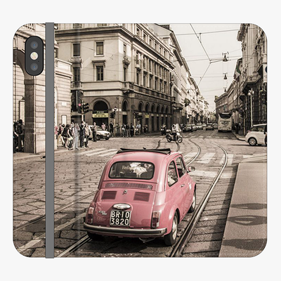 Folio iPhone X  Folio Wallet - View Of The Car And City