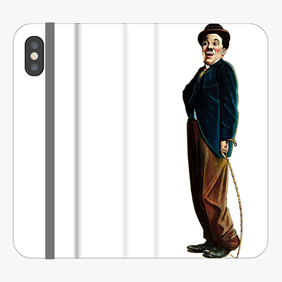 Folio iPhone X  Folio Wallet - Great Comedian Charlie Chaplin