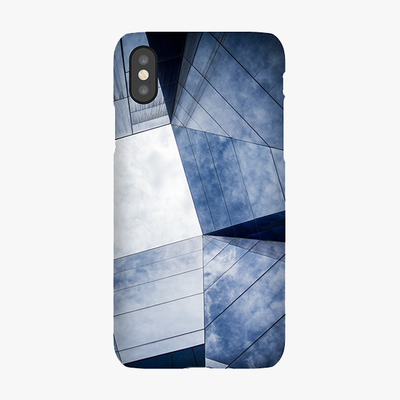 Tough iPhone X  Phone Case - Black&White Shapes