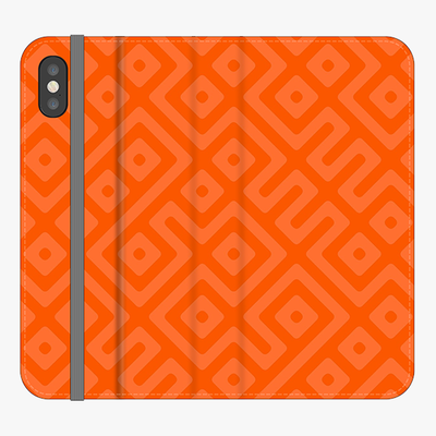 Folio iPhone X  Folio Wallet - Creative Geometric Pattern
