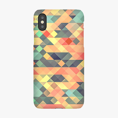 Tough iPhone X  Phone Case - Panoramic Texture