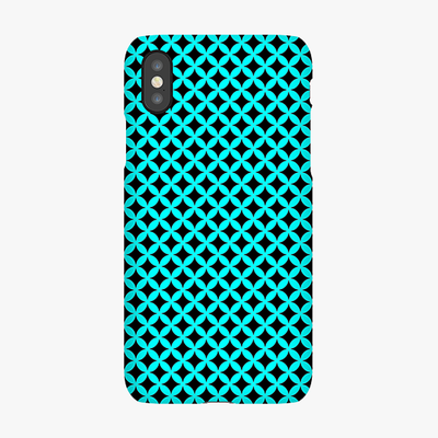 Tough iPhone X  Phone Case - Unique Geometric  Design
