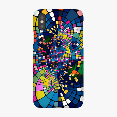 Tough iPhone X  Phone Case - Colorful Geometric