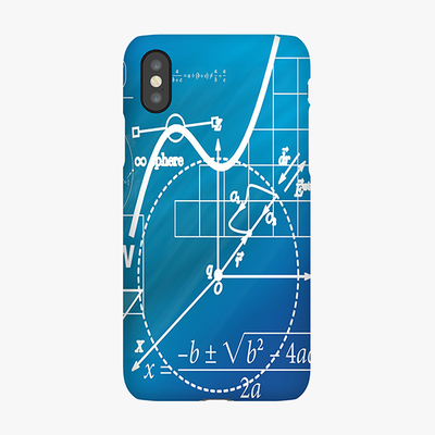 Snap iPhone X  Phone Case - Geometirc diagrams