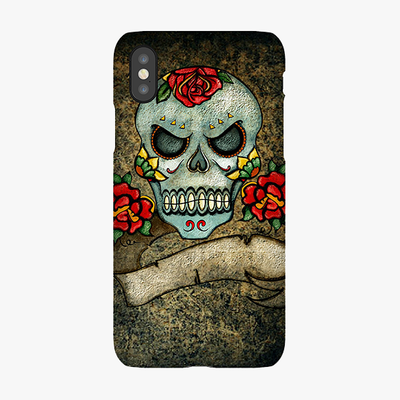 Snap iPhone X  Phone Case - Unique Skull