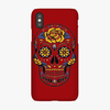 Tough - Phone Case with Blue and Yellow Design on Skull