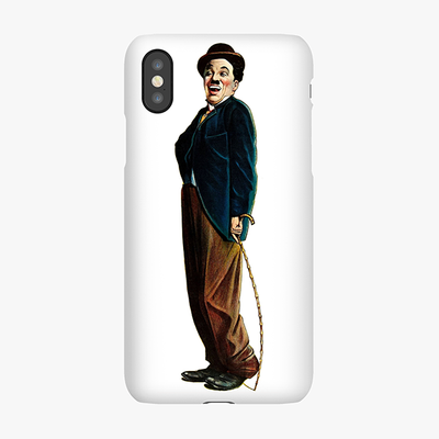 Tough iPhone X  Phone Case - Great Comedian Charlie Chaplin