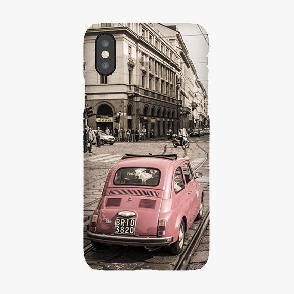 Tough iPhone X  Phone Case - View Of The Car And City