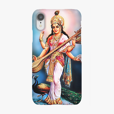 Tough iPhone XR  Phone Case - Goddess Saraswati