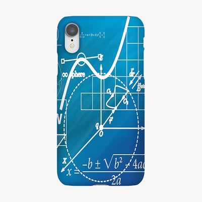 Snap iPhone XR  Phone Case - Geometirc diagrams